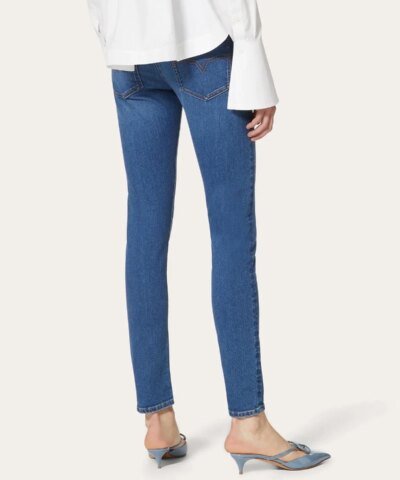 Valentino Blue Stretch Denim Jeans