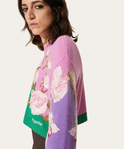 Valentino Embroidered Cashmere Wool Jumper
