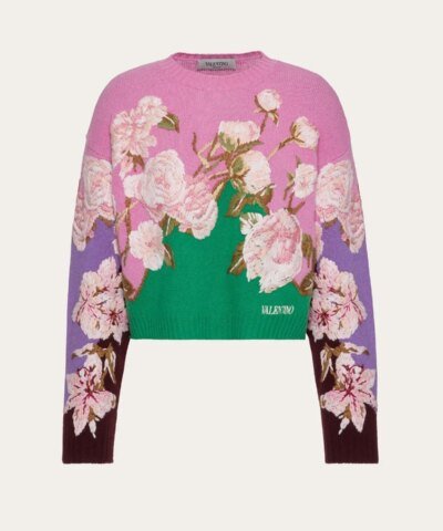 Valentino Embroidered Cashmere Wool Jumper