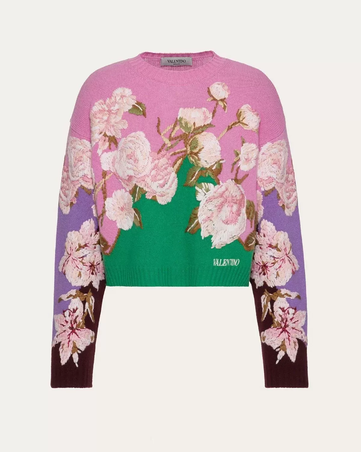 Valentino Embroidered Cashmere Wool Jumper