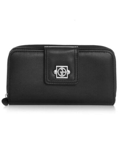 Giani Bernini Handbag, Nappa Tab Clutch Back Zip Wallet