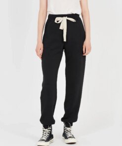 Max & Co Black Cotton Track Pants