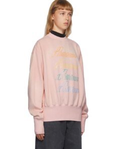 We11done Iridescent Logo Sweatshirt