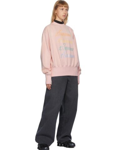 We11done Iridescent Logo Sweatshirt