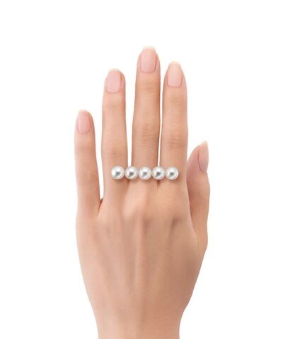 Tasaki 18kt Yellow Gold Balance Signature Ring