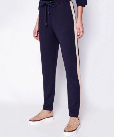 Weekend Max Mara Viscose Jersey Trousers, Black