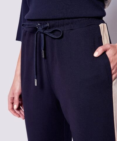 Weekend Max Mara Viscose Jersey Trousers, Black