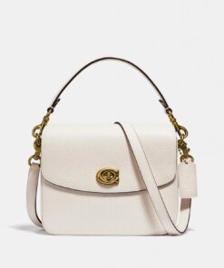 Coach Cassie 19 Leather Cross Bodybag, Chalk
