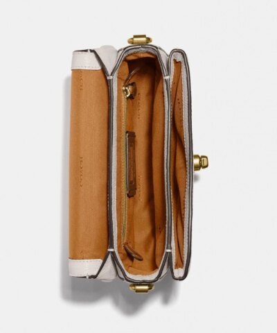 Coach Cassie 19 Leather Cross Bodybag, Chalk