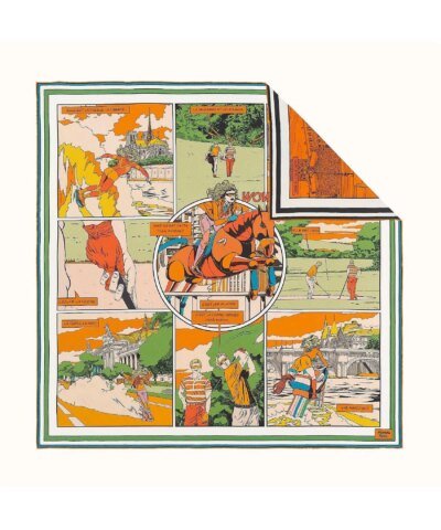 Hermes Wow Double Face Scarf 90