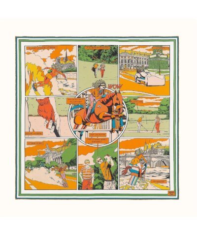 Hermes Wow Double Face Scarf 90