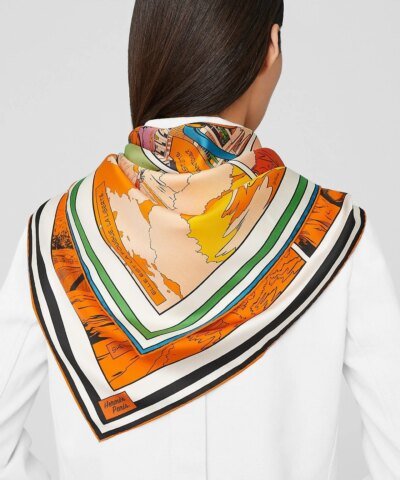 Hermes Wow Double Face Scarf 90