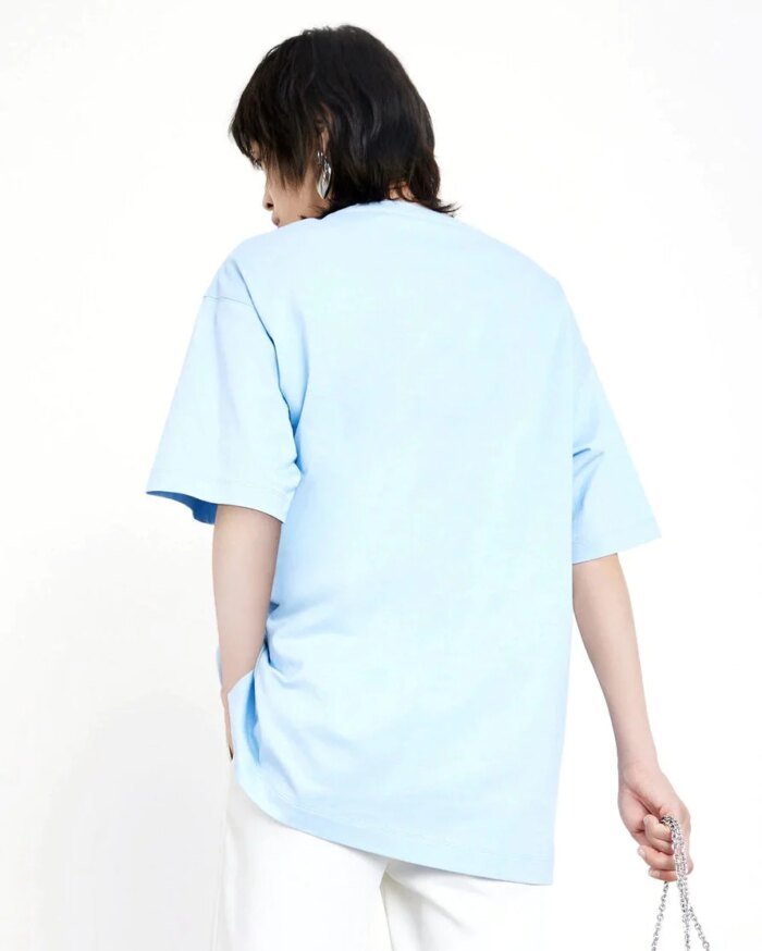 Mo&Co Oversized Cartoon Print T-shirt