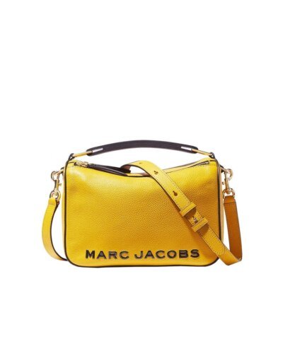 Marc Jacobs Yellow The Softbox Top Handle Bag