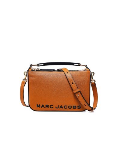 Marc Jacobs Mustard The Softbox Top Handle Bag