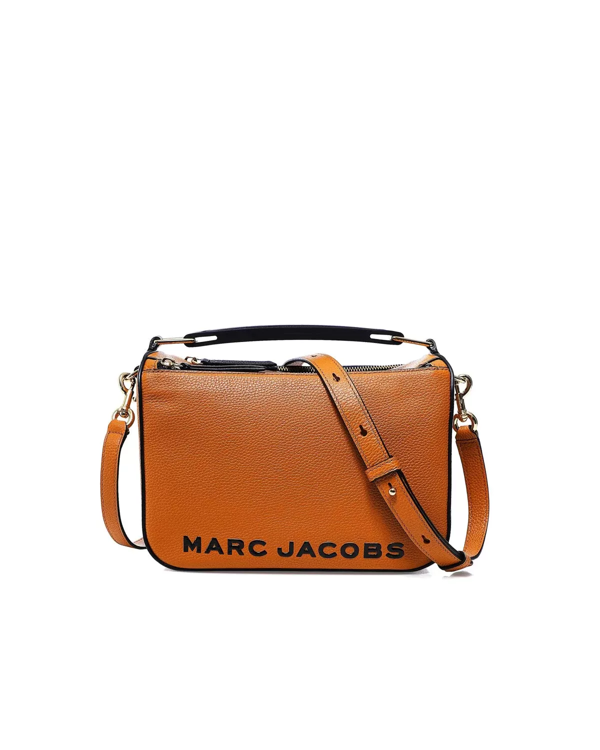 Marc Jacobs Mustard The Softbox Top Handle Bag