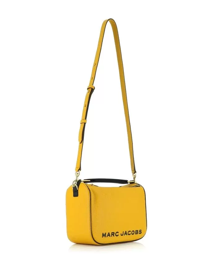 Marc Jacobs Yellow The Softbox Top Handle Bag