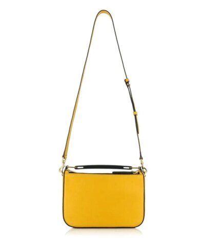 Marc Jacobs Yellow The Softbox Top Handle Bag