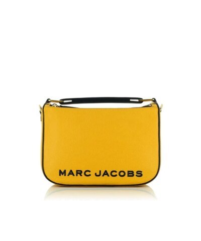 Marc Jacobs Yellow The Softbox Top Handle Bag