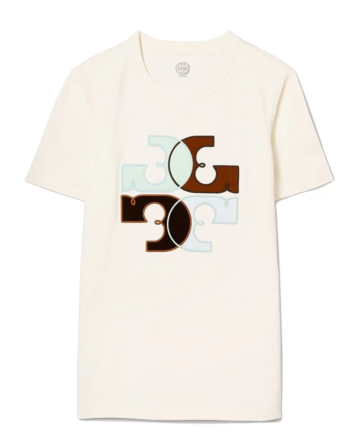 Tory Burch Colorblock Logo T-Shirt