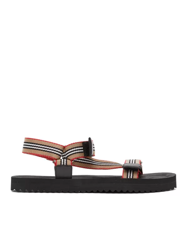 Burberry Men's Patterson Icon Stripe Sport Sandals