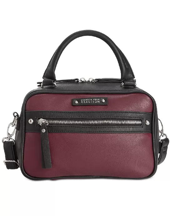 Kenneth Cole Reaction Bondi Girl Mini Satchel Dark Tannin