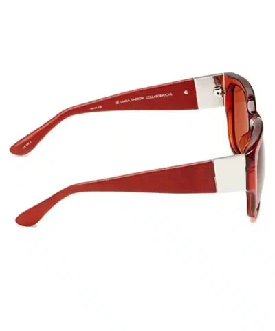 Linda Farrow ROW502C5 Sunglasses Terracotta Red
