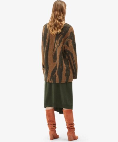 Kenzo 'Pleat Camo' Jumper Dress