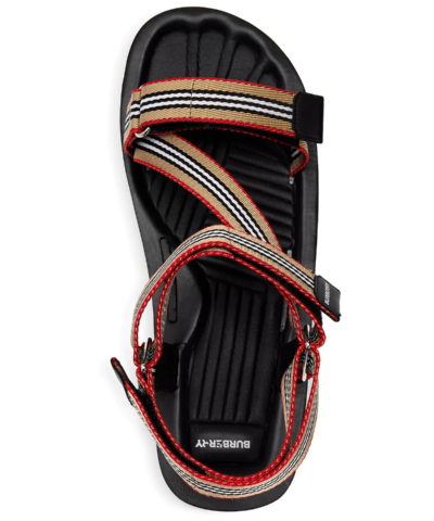 Burberry Men's Patterson Icon Stripe Sport Sandals