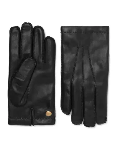 Tom Ford Men's Nappa Leather Gloves With Cashmere Scarf