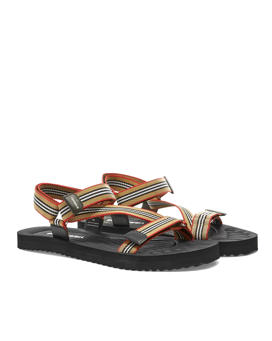 Burberry Men's Patterson Icon Stripe Sport Sandals