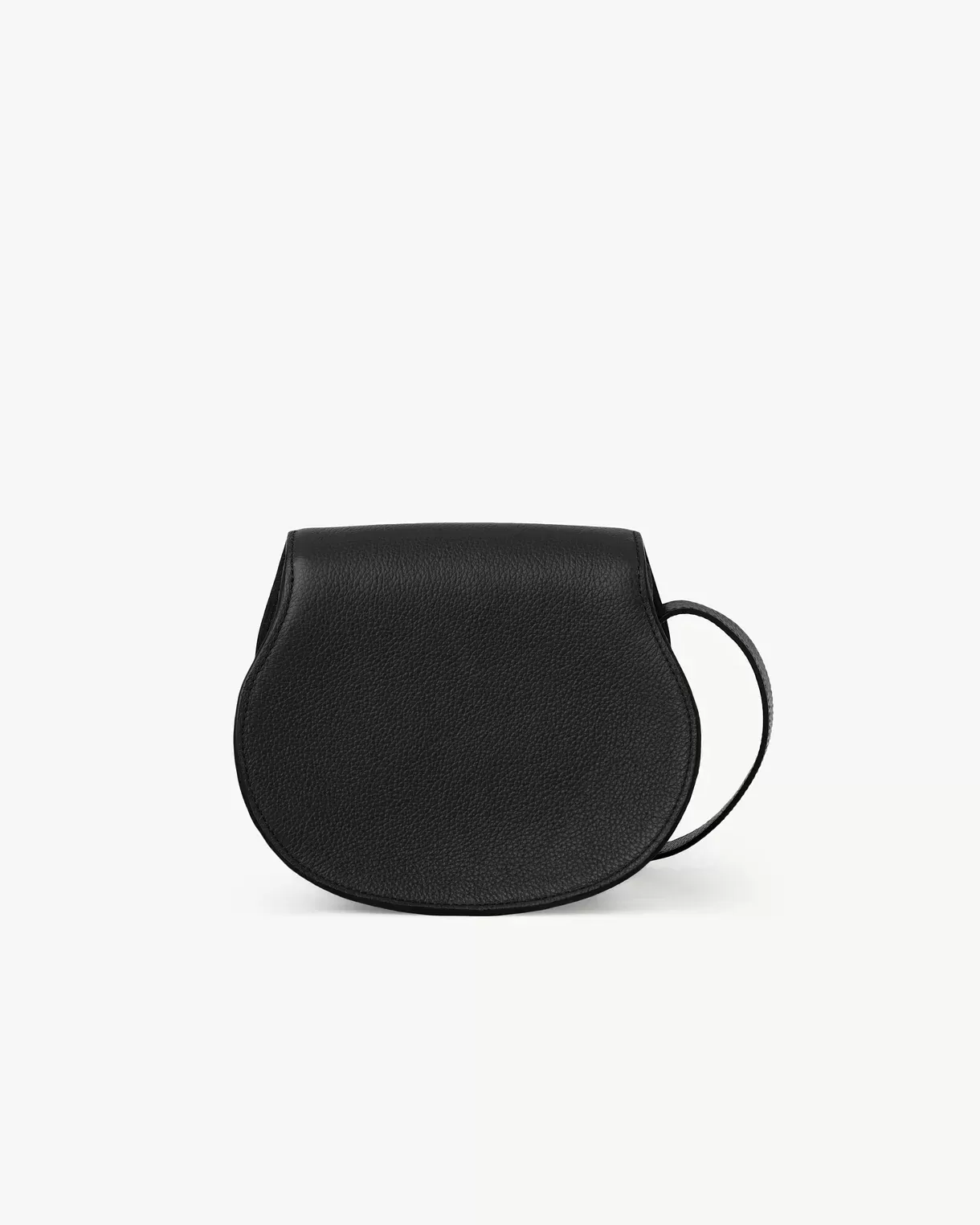 Chloe Marcie Logo-Embossed Crossbody Bag in Black