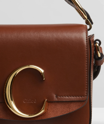 Chloe Mini Chloé c Bag In Brown