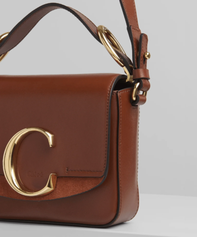 Chloe Mini Chloé c Bag In Brown