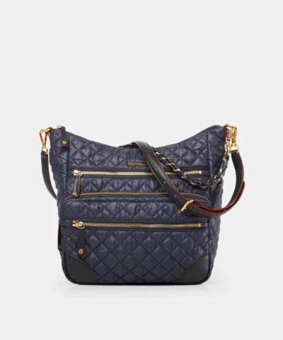 MZ Wallace Gray Quilted Magnet Crosby Hobo