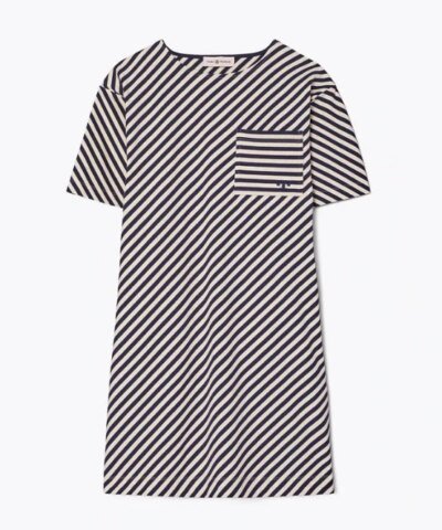 Tory Burch Pocket Stripe T-Shirt Dress