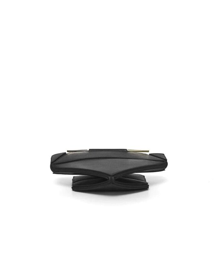 Facet Classic Top Handle Bag-Black