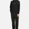 Yohji Yamamoto Logo Hooded Sweatshirt in Black