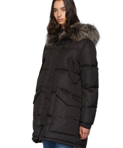 Army By Yves Salomon Doudoune Down Jacket, Black
