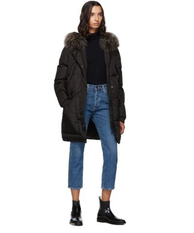 Army By Yves Salomon Doudoune Down Jacket, Black