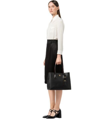 Prada Double Bag Large, Black