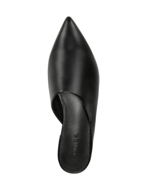 Vince Danna Leather Asymmetrical Flat Mule