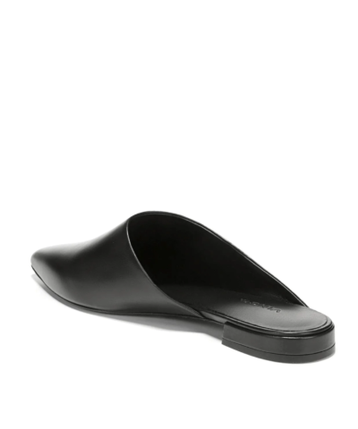 Vince Danna Leather Asymmetrical Flat Mule