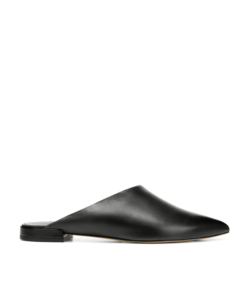 Vince Danna Leather Asymmetrical Flat Mule
