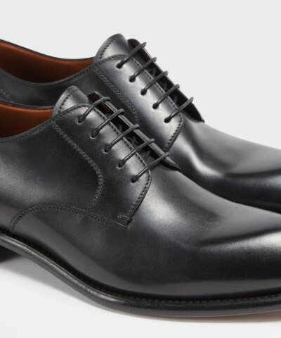 Ermenegildo Zegna Men's Couture Calfskin Vienna Derby Shoes