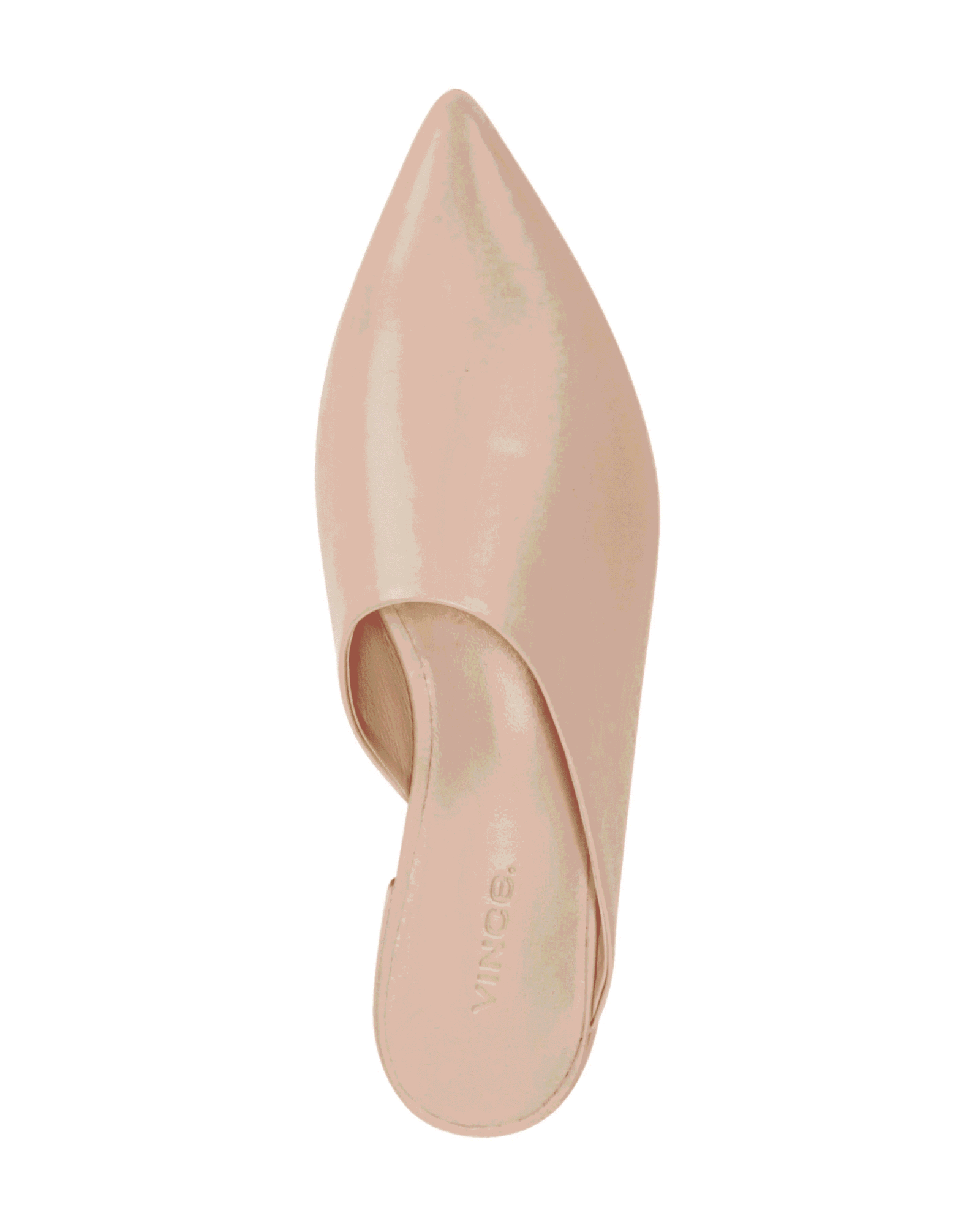 Vince Danna Leather Asymmetrical Flat Mule