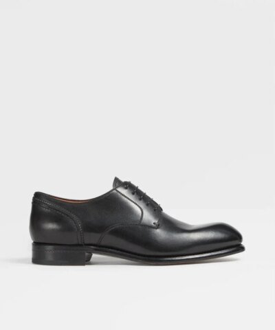 Ermenegildo Zegna Men's Couture Calfskin Vienna Derby Shoes
