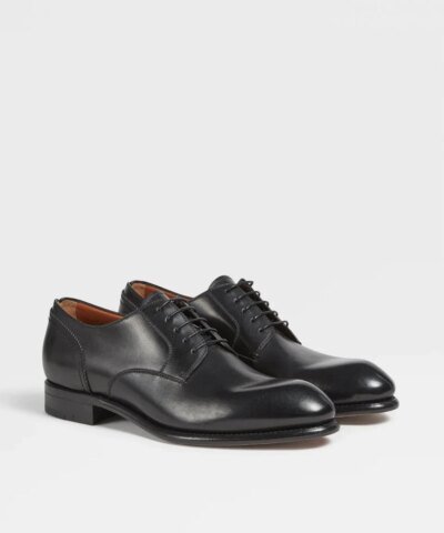 Ermenegildo Zegna Men's Couture Calfskin Vienna Derby Shoes