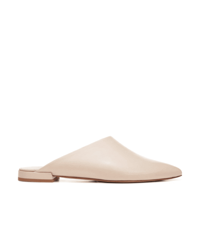 Vince Danna Leather Asymmetrical Flat Mule
