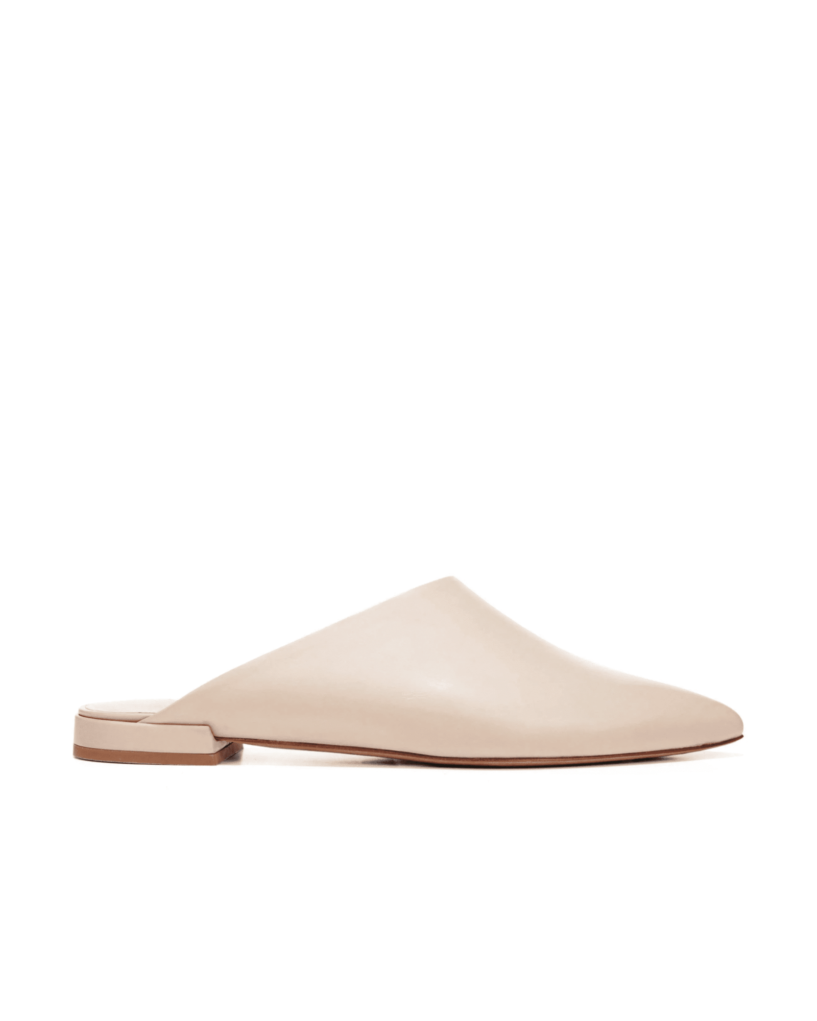 Vince Danna Leather Asymmetrical Flat Mule